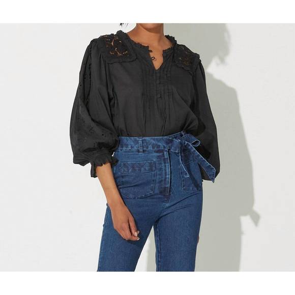 NEW CLEOBELLA claudia blouse in black - Picture 4 of 5